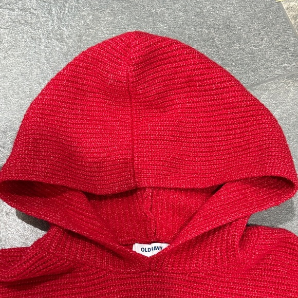 Old Navy Tops - Old Navy Vibrant Red Oversized Knit Sweater